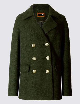 Tailored Fit Boucle Peacoat